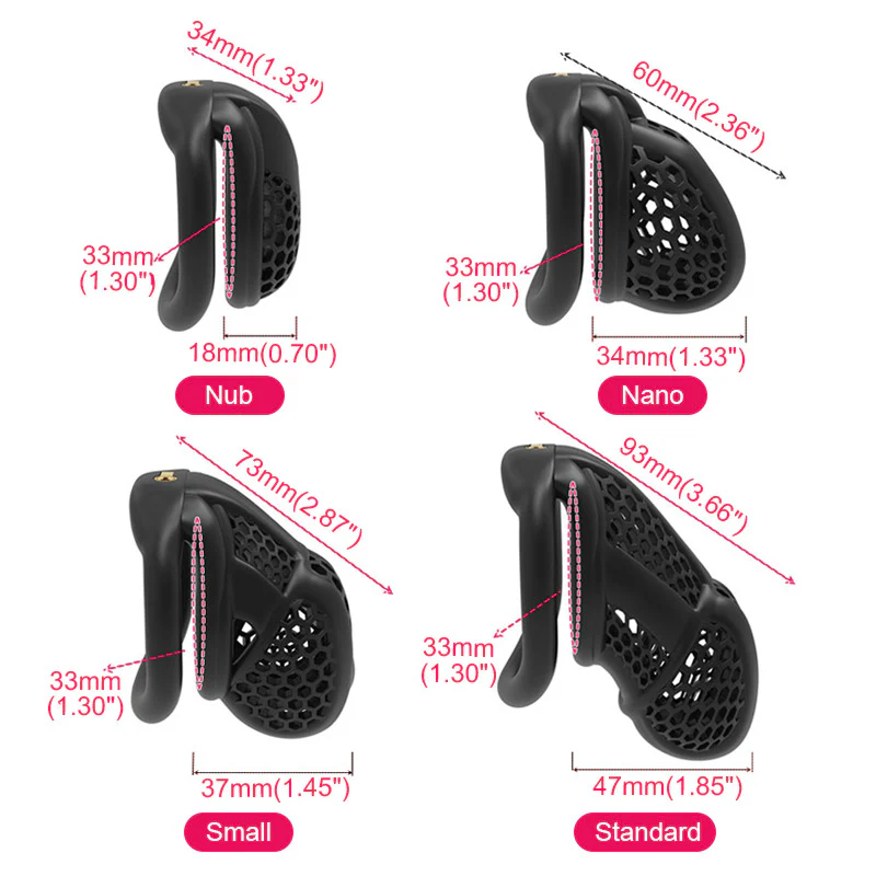 New Honeycomb Chastity Cage - Image 3