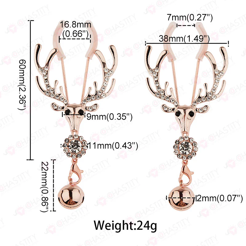 Nipple Clamps With Bells - Image 3