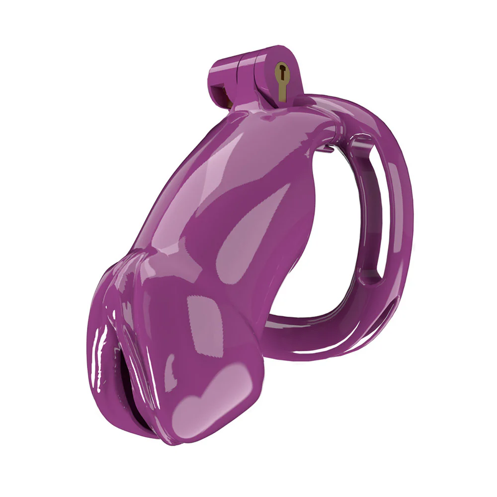 Nylon Chastity Cage With Belt - Image 14