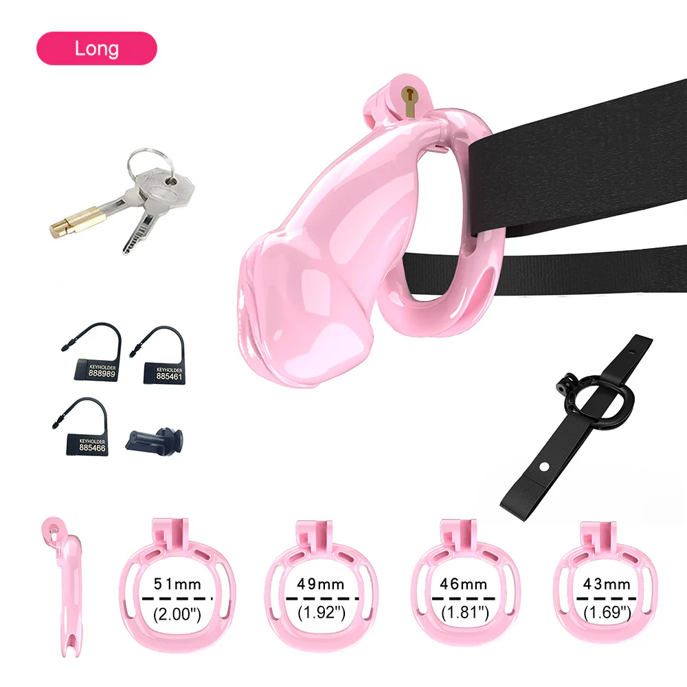 Nylon Chastity Cage With Belt - Image 5