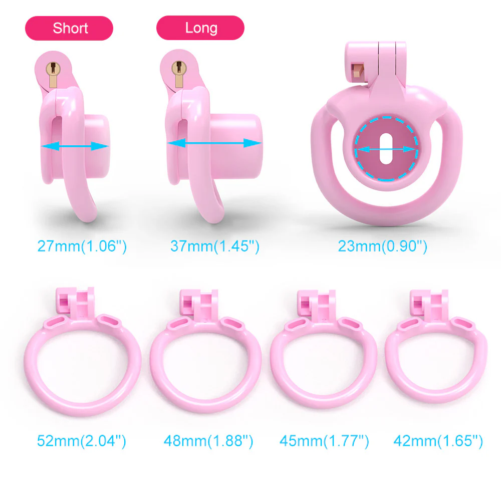 Nylon Male Chastity Sissy Device - Image 3