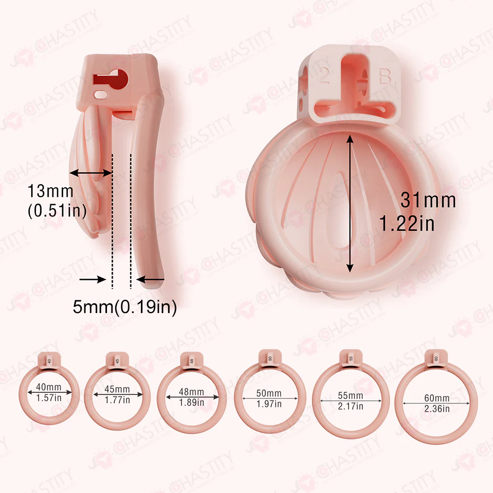 Ocean Shell Super Small Chastity Cage - Image 3