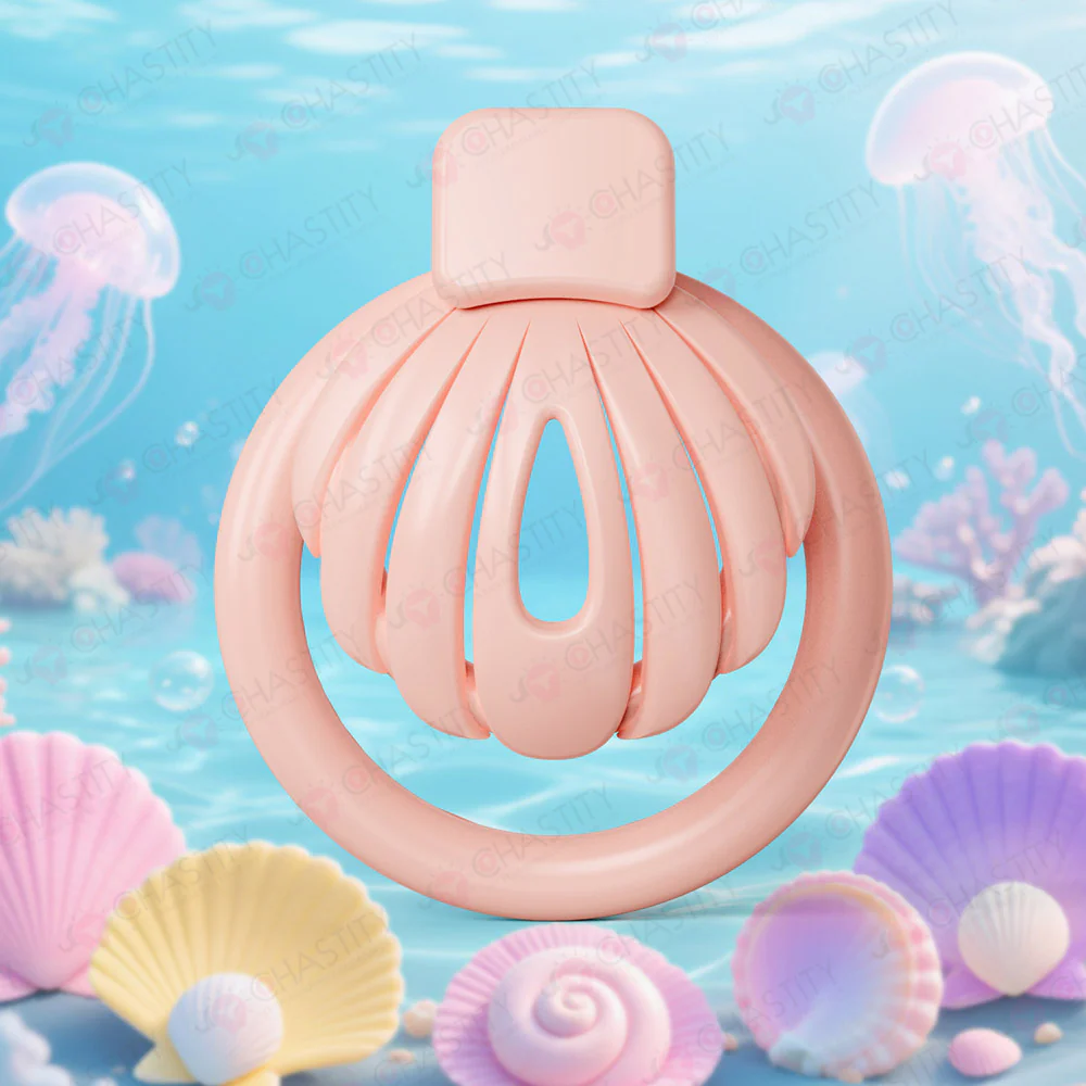 Ocean Shell Super Small Chastity Cage - Image 5