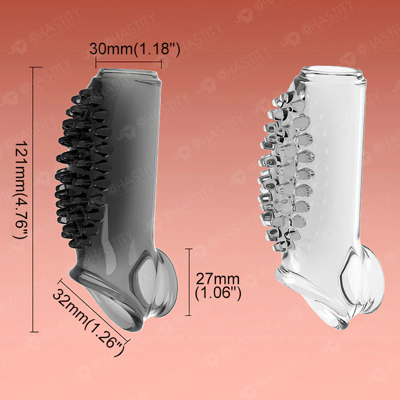 Open Tip Penis Sleeve (With Spiked) - Image 3
