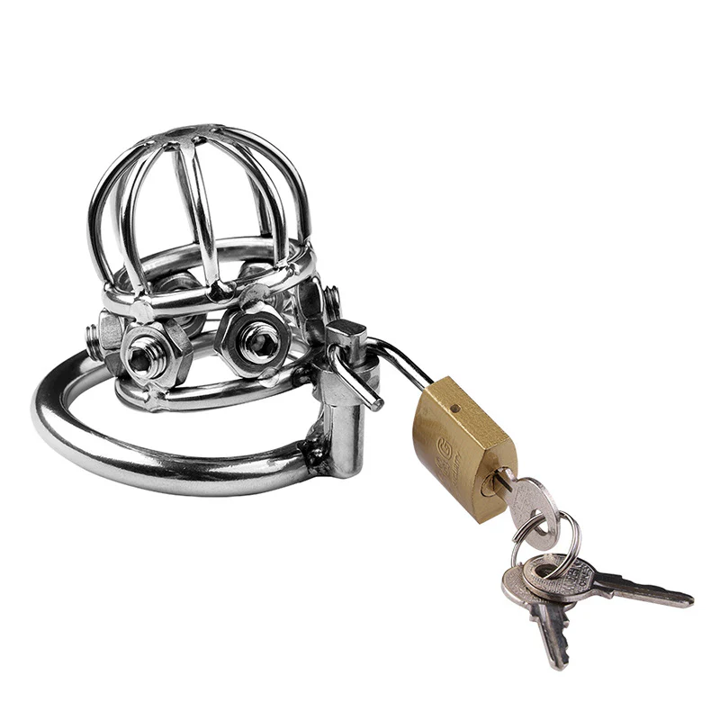 Painful Chastity Cage (3 Rings) - Image 3