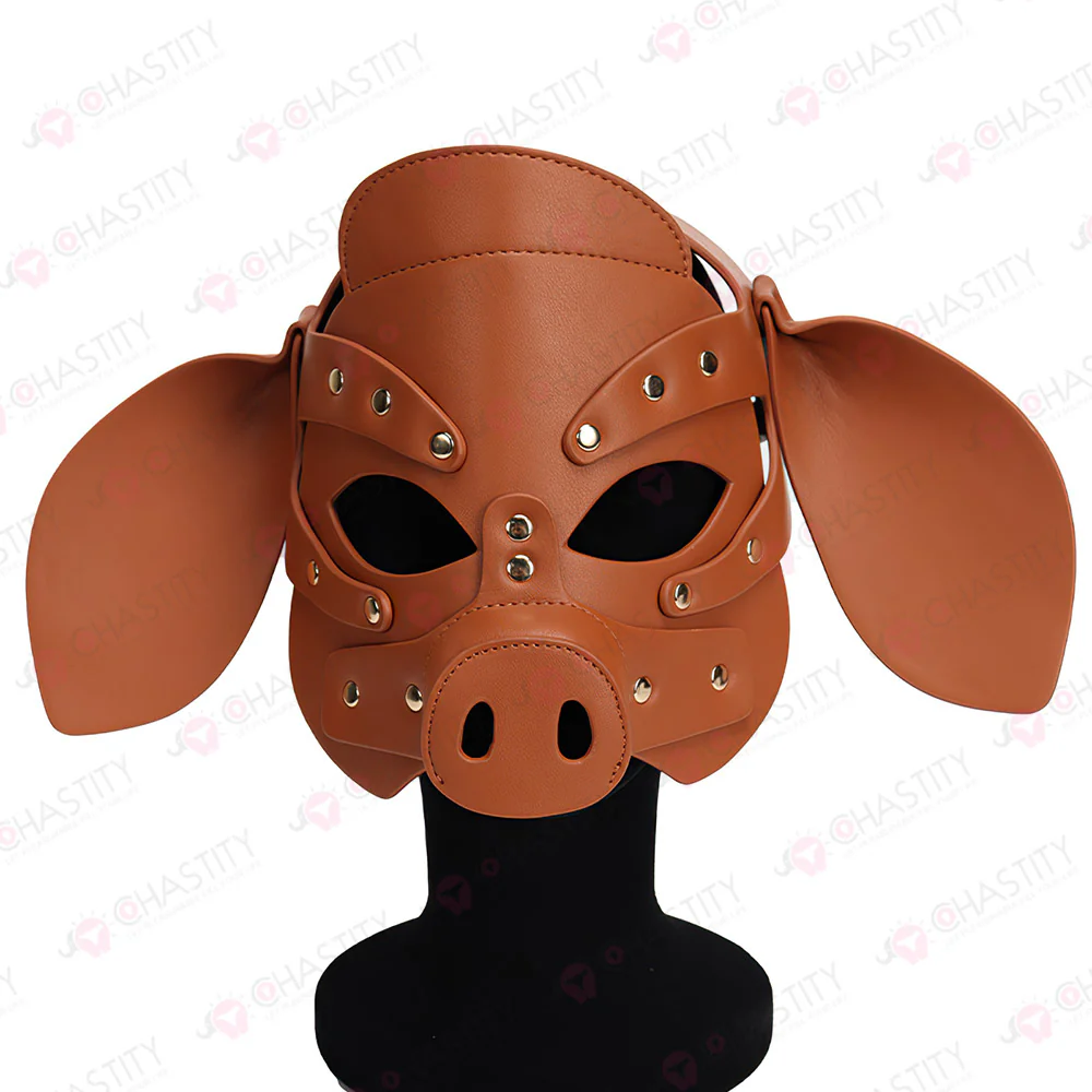 Pet Humiliation Roleplay Pig Mask - Image 6