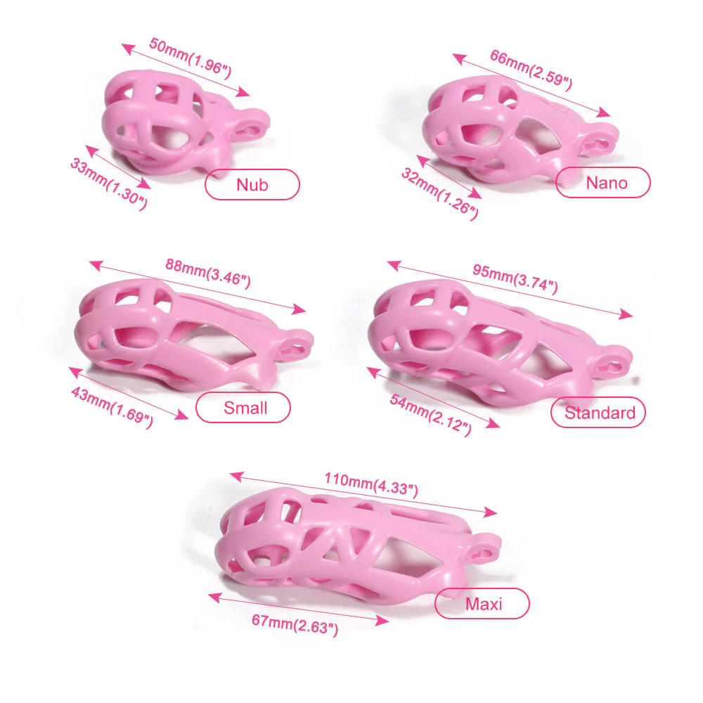 Pink Cobra Chastity Cage - Image 7