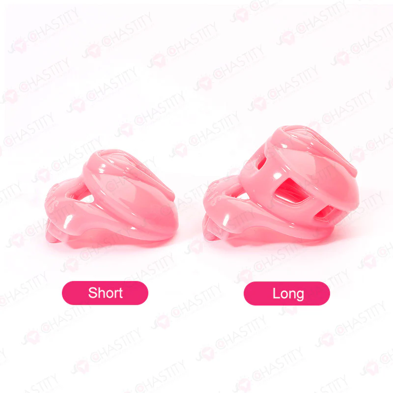 Pink Vulva Chastity Cage (Small Concealed Lock) - Image 5