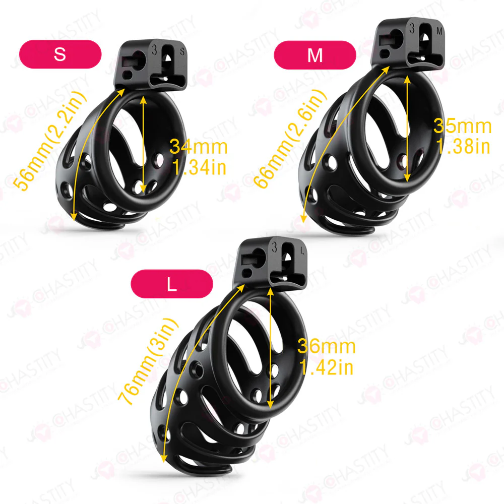 Plastic Armor Lock For Chastity Boyfriend - Image 4