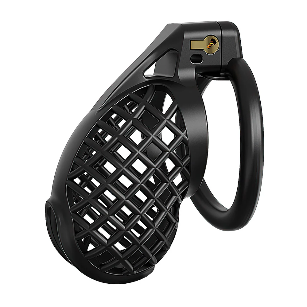 Plastic Spiderweb Cage For Chastity Twinks