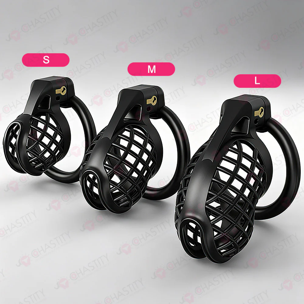 Plastic Spiderweb Cage For Chastity Twinks - Image 5