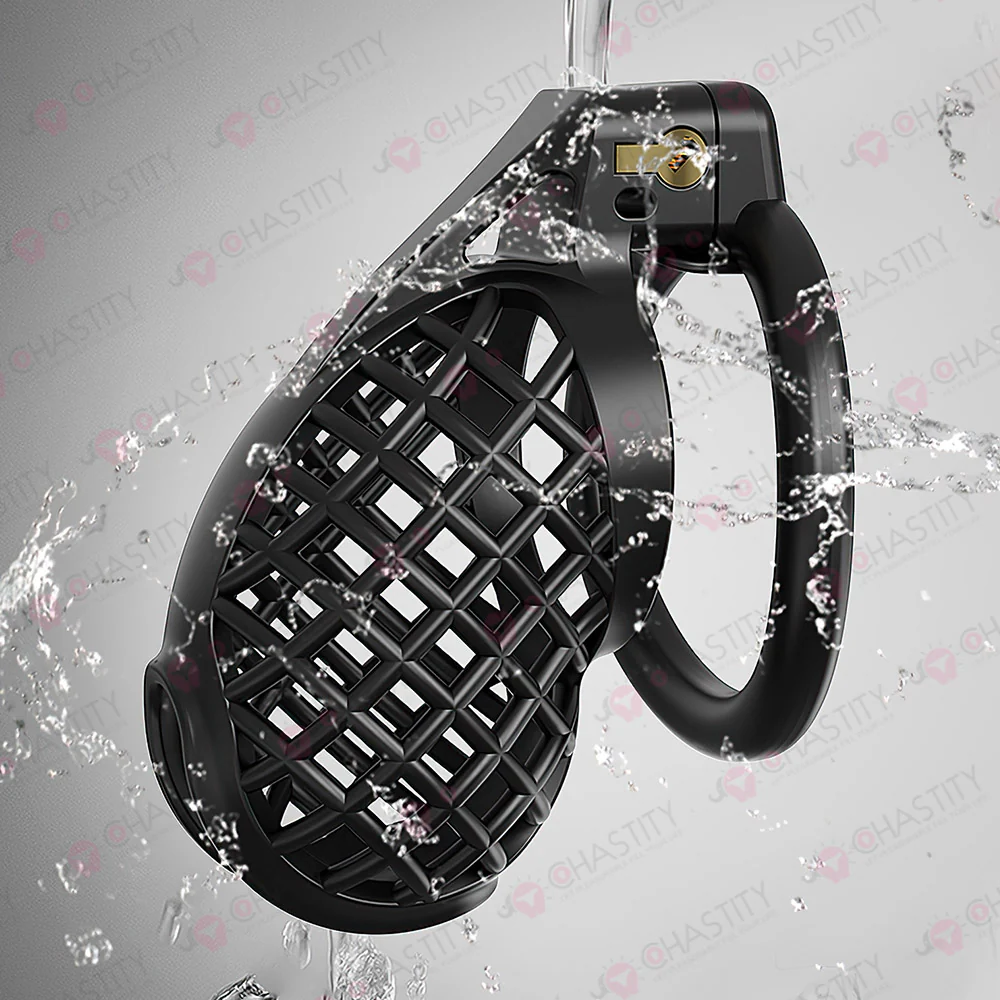 Plastic Spiderweb Cage For Chastity Twinks - Image 8
