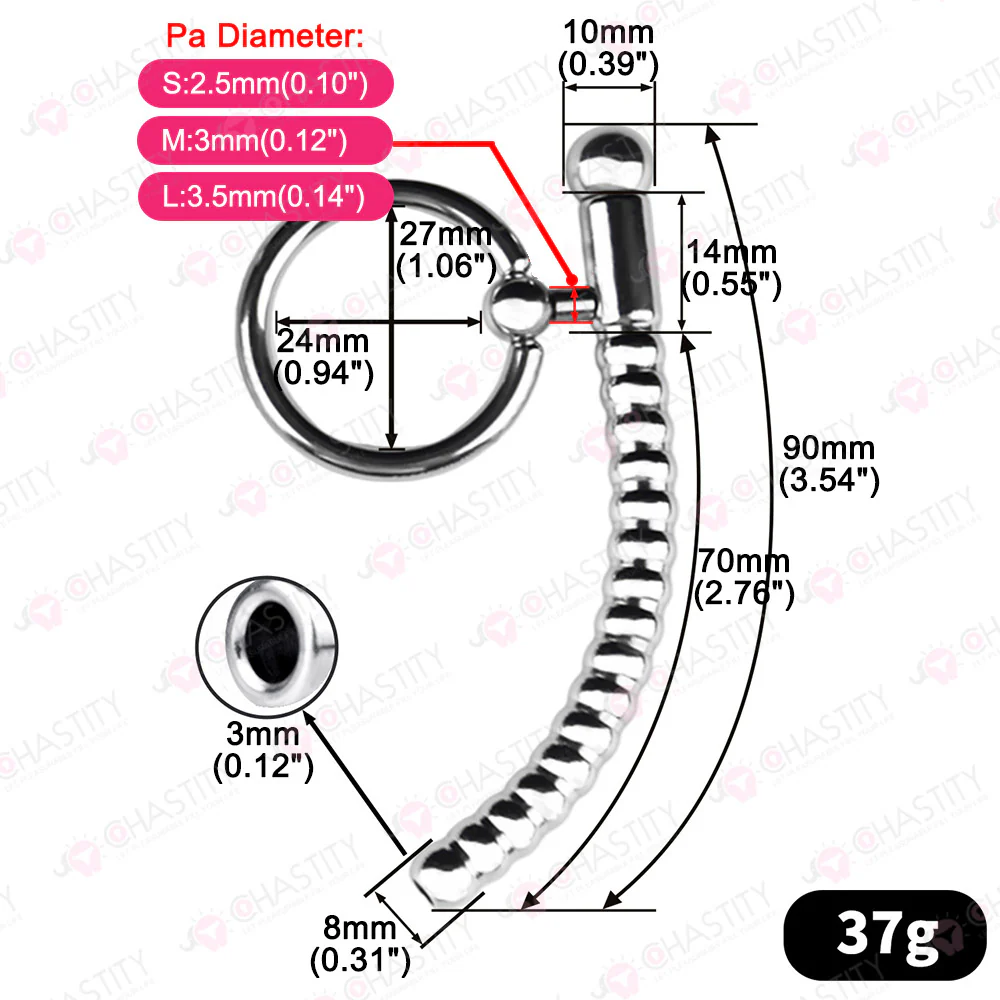 Curved Steel Prince Albert Wand - Image 3