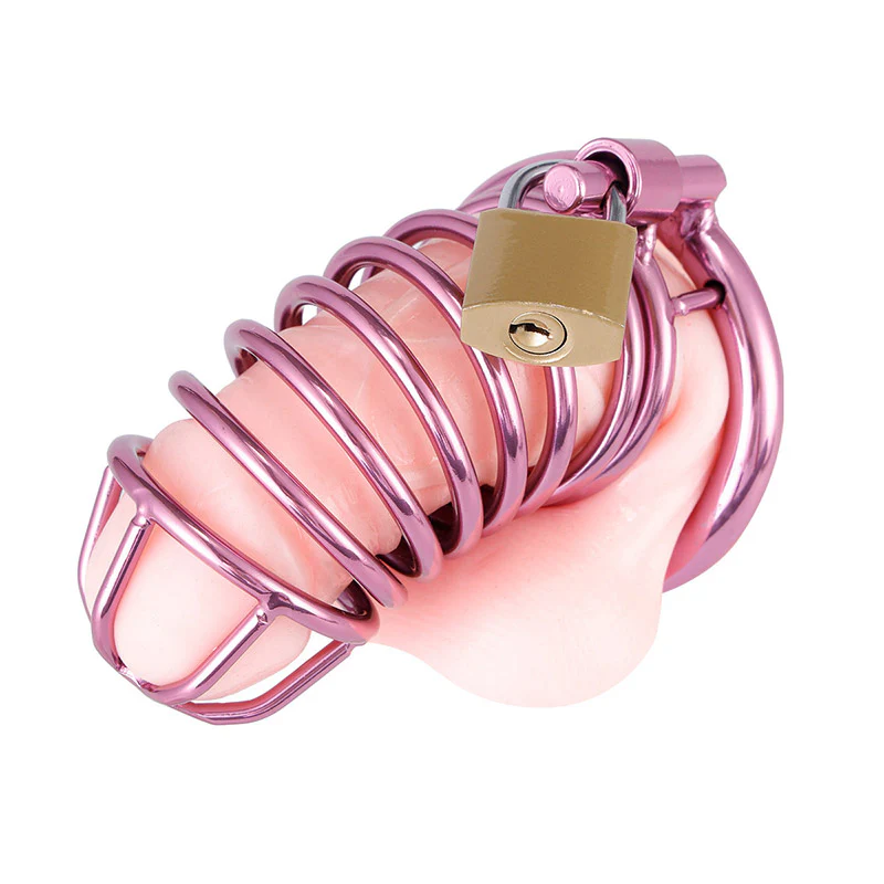 Purple Chastity Cage ( 3 Rings ) - Image 8