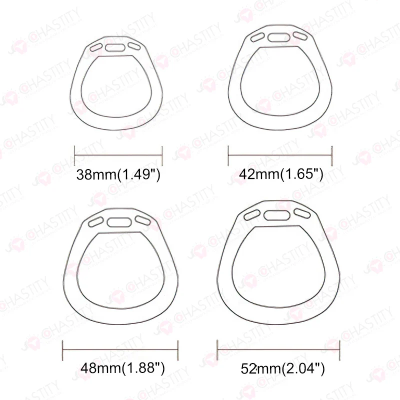 Upgraded V6.0 Python Chastity Cage (4 Double-Layer Rings) - Image 4