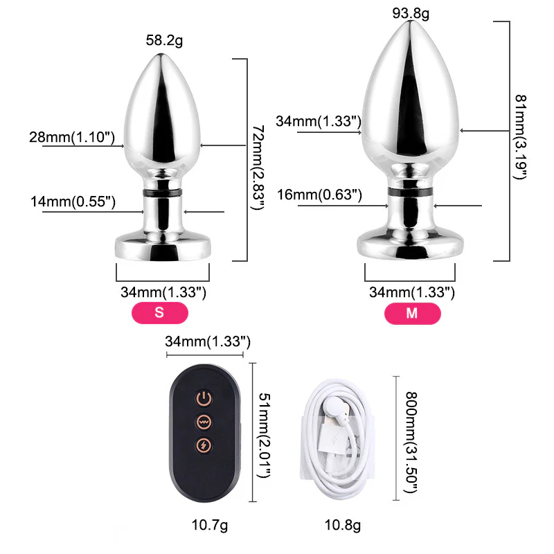 Remote Control Butt Plug ( Electric Shock & Vibration ) - Image 3