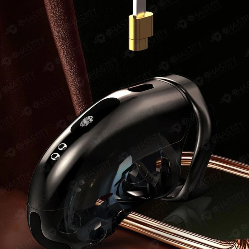 Remote Control Electric Shock Chastity Cage (3 Rings) - Image 13