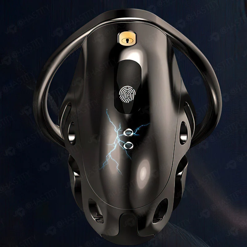 Remote Control Electric Shock Chastity Cage (3 Rings) - Image 3