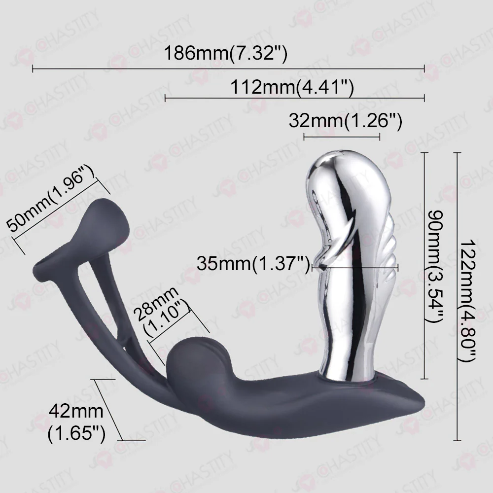 Vibration & Electric Shock Remote Control Prostate Massager - Image 3