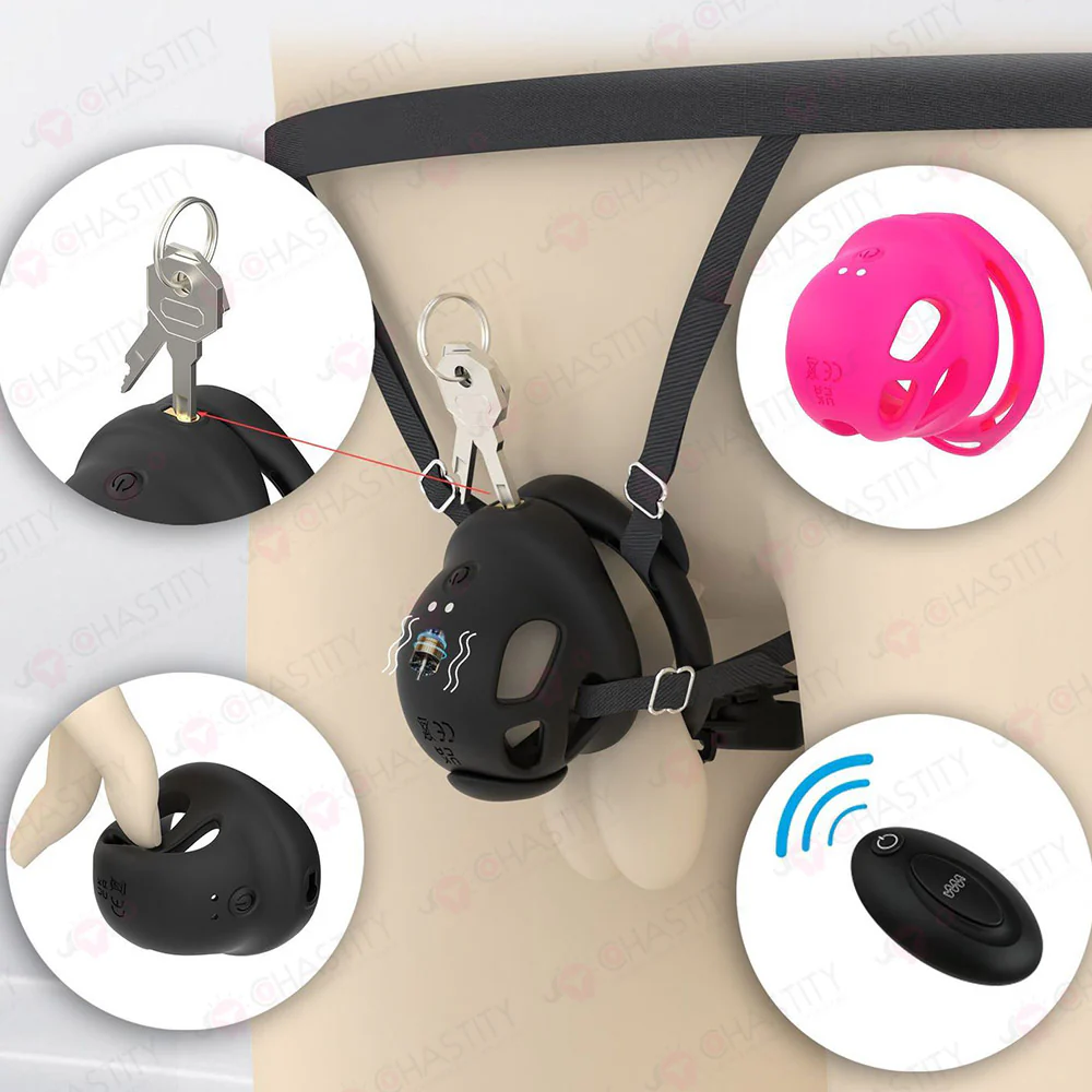 Remote-Controlled Vibrating Penis Cage - Image 7
