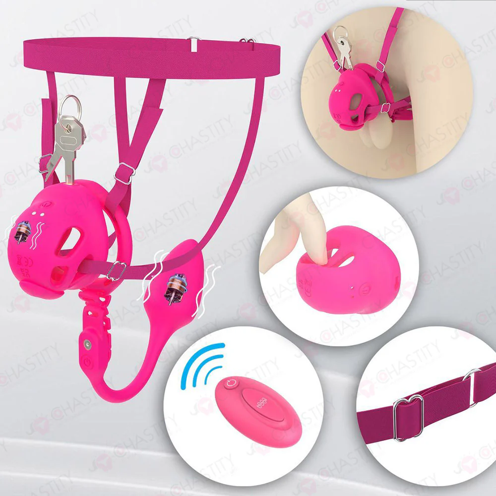 Remote-Controlled Vibrating Penis Cage - Image 9