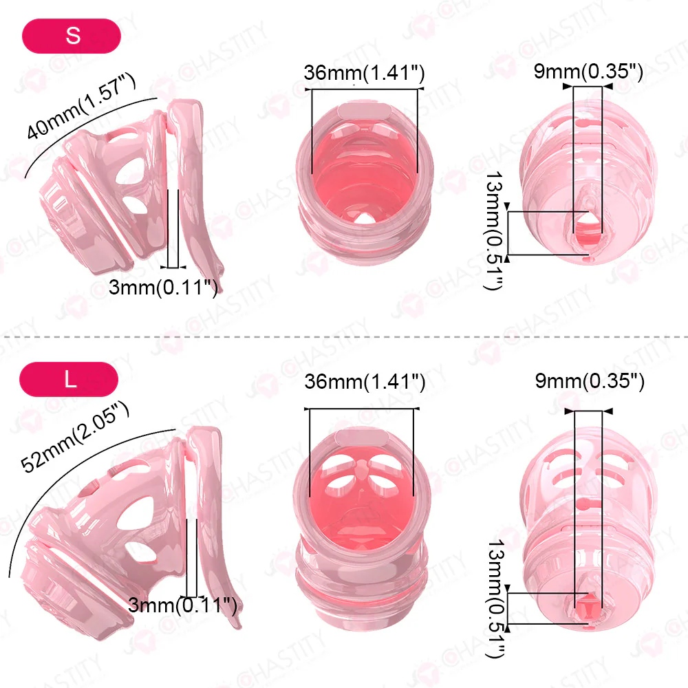 Removable Head Free-assembly Chastity Cage - Image 3