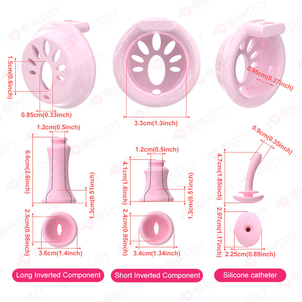 Removable Inverted Flat Chastity Cage - Image 4