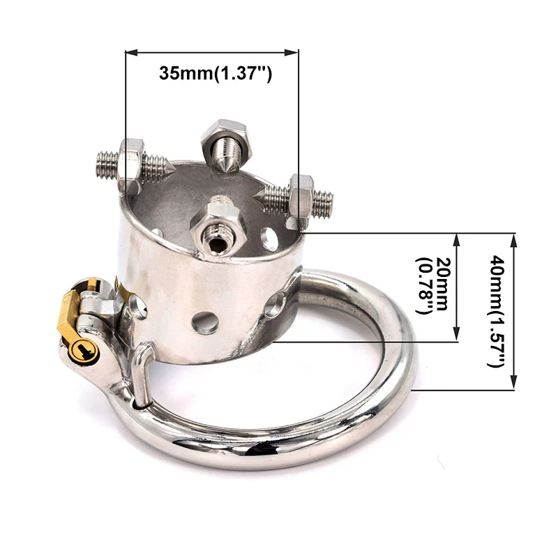 Rivet Chastity Cage - Image 5