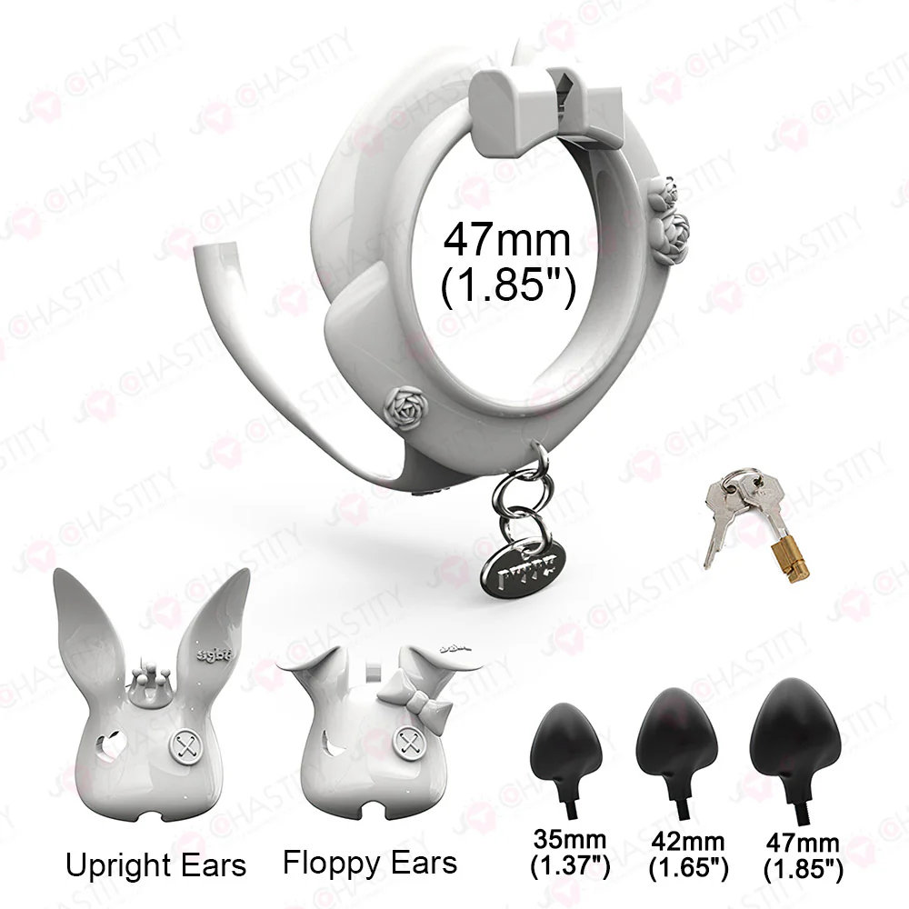 Rogue Rabbit Chastity Cage With Tail Anal Plug - Image 12