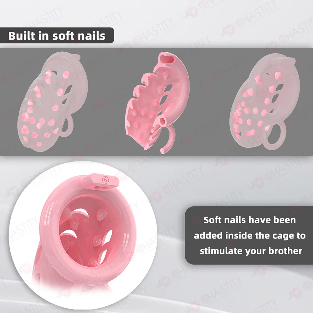 Rubber Cock Cage With Soft Nails Inside - Image 10