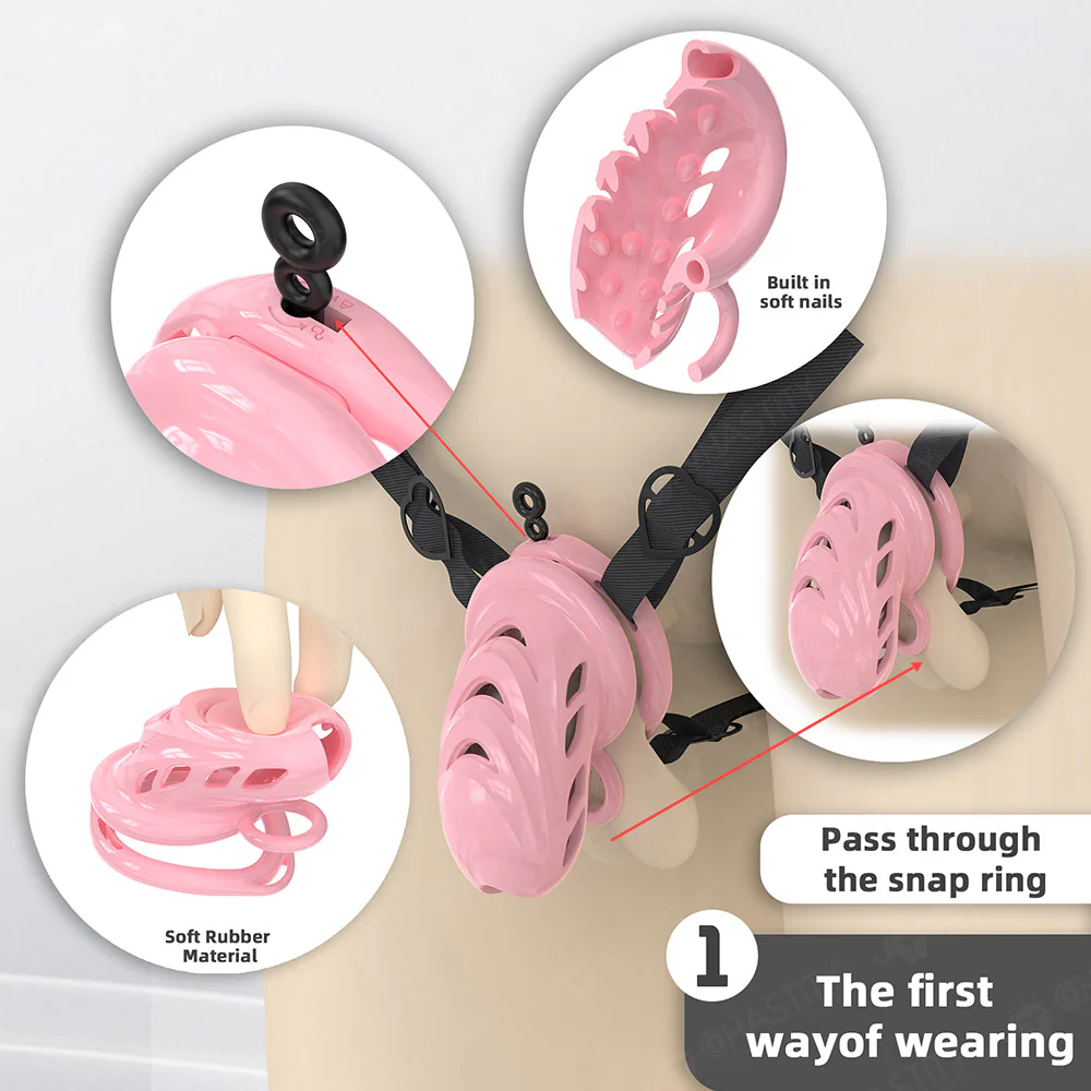 Rubber Cock Cage With Soft Nails Inside - Image 15