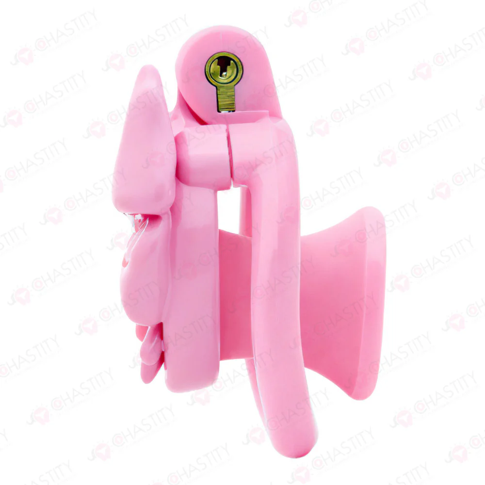 Butterfly Bow & Gem Shemale Chastity Cage - Image 10