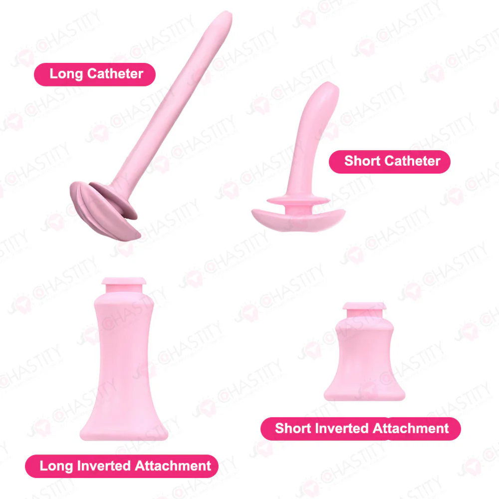 Butterfly Bow & Gem Shemale Chastity Cage - Image 3