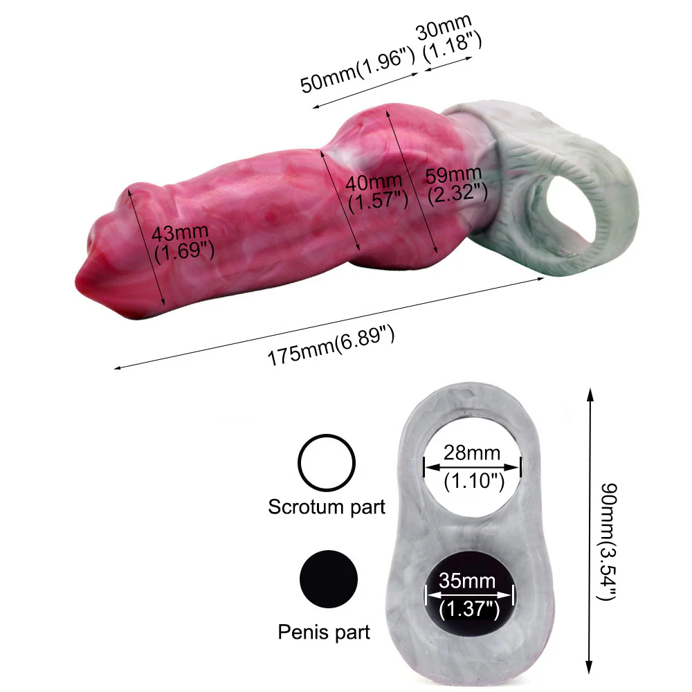 Silicone Penis Sleeve - Image 3