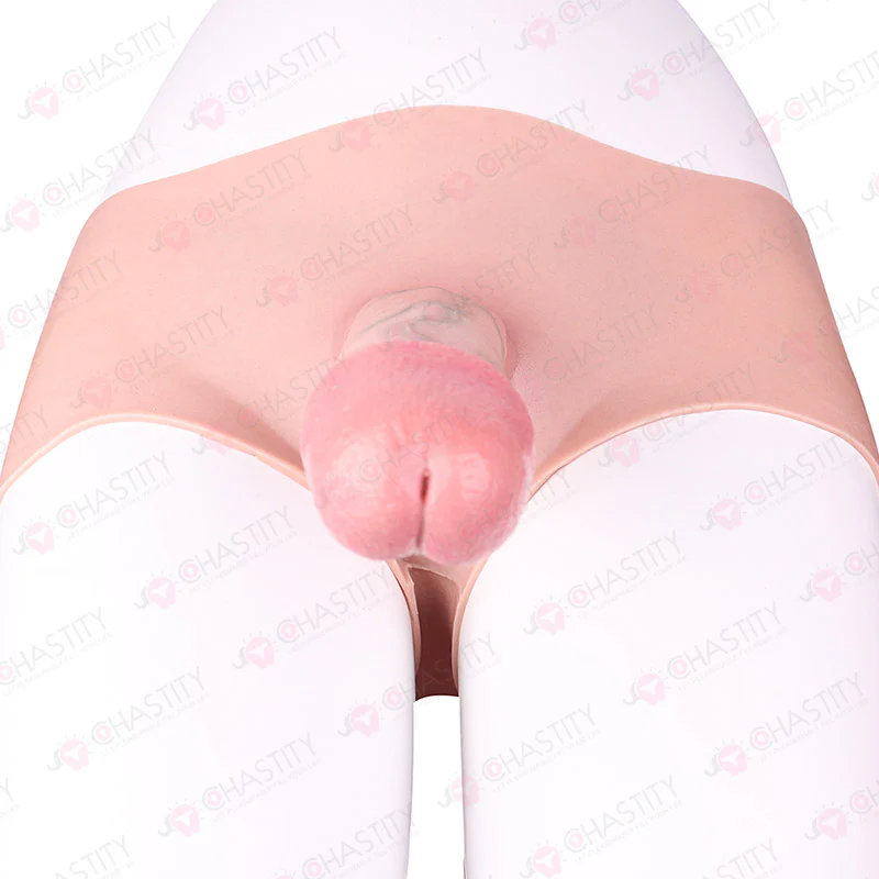 Silicone Realistic Hollow Penis Sleeve Pants - Image 15