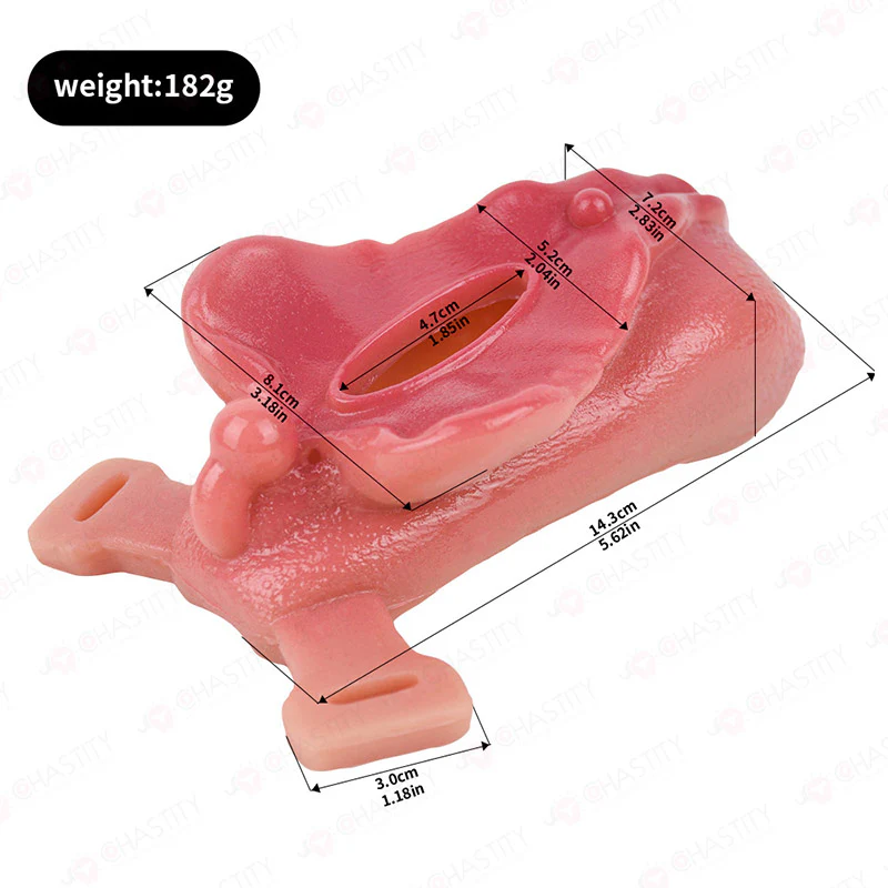 Silicone Sissy Chastity Toy - Image 4