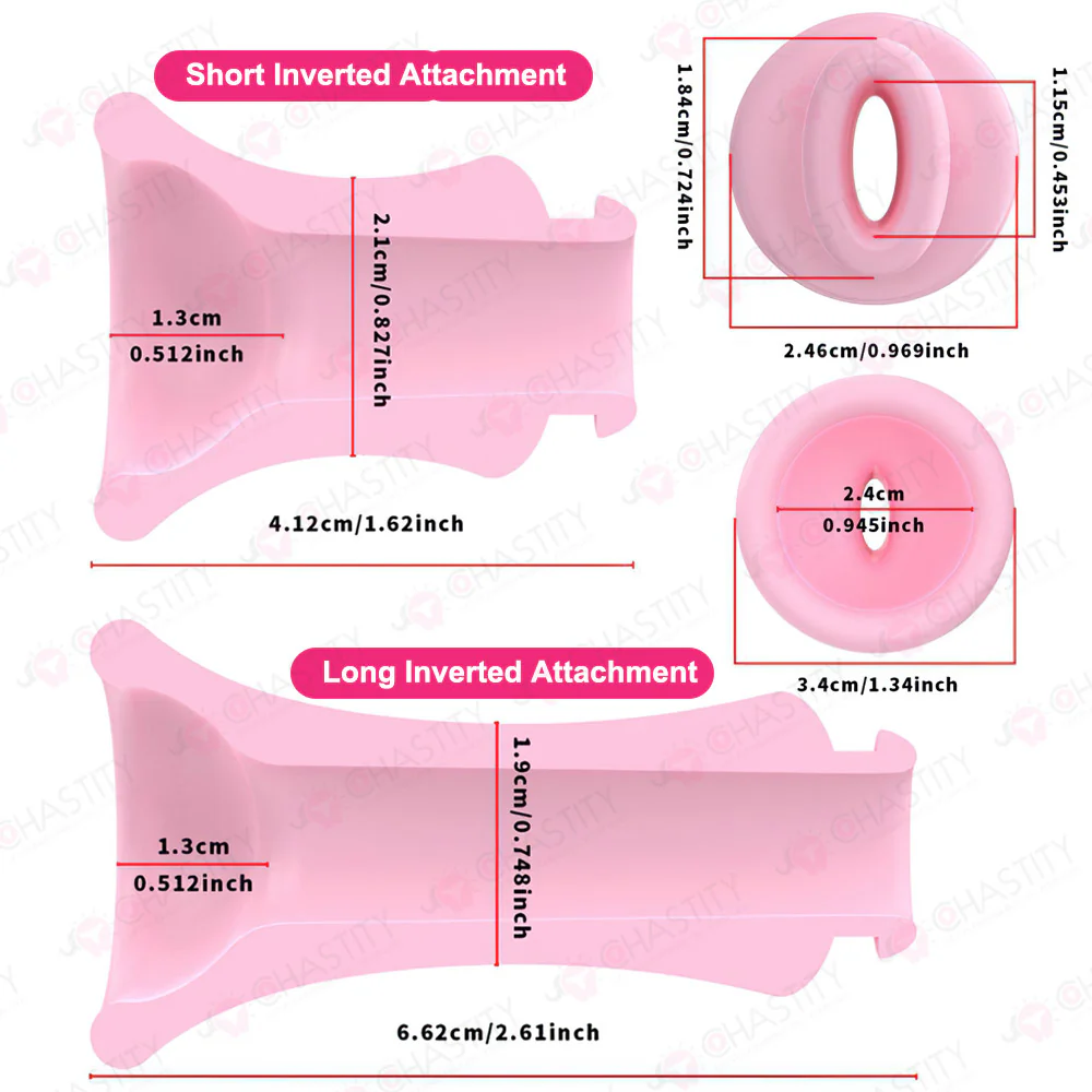 Removable Accessories Reverse Concave Device For Sissy Chastity Babes - Image 4