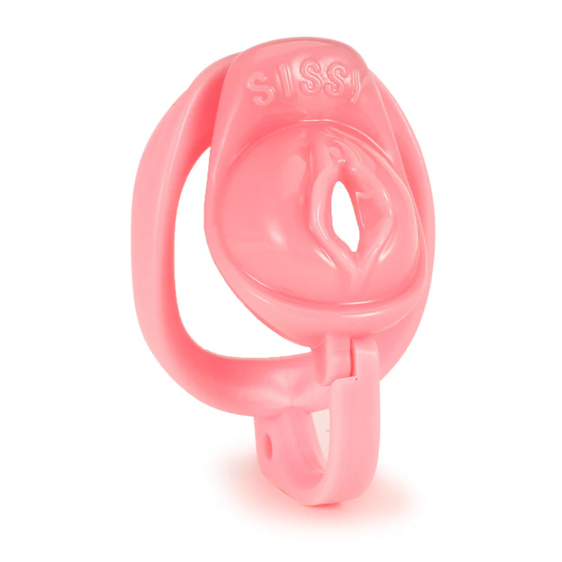 Sissy Clit Cock Cage With Ball Separator