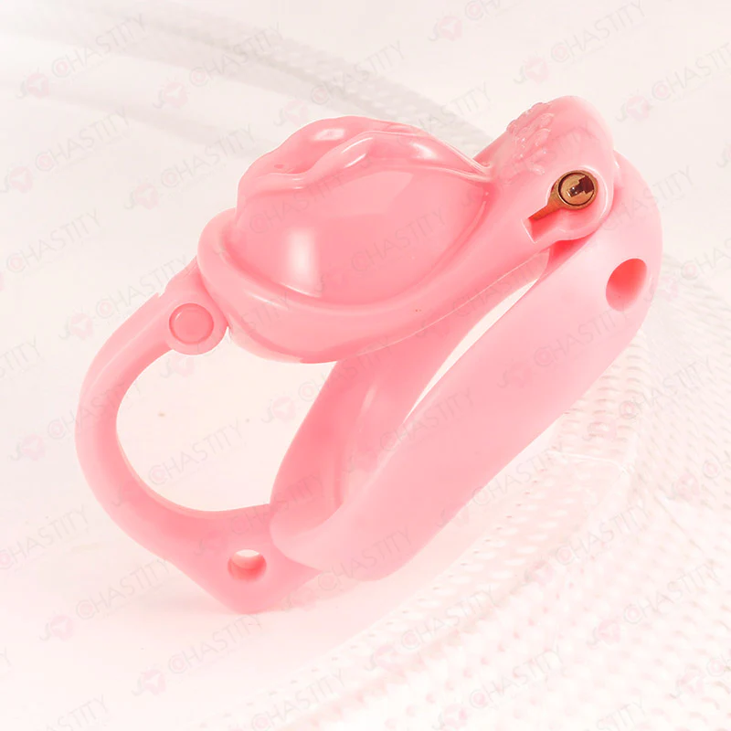 Sissy Clit Cock Cage With Ball Separator - Image 4