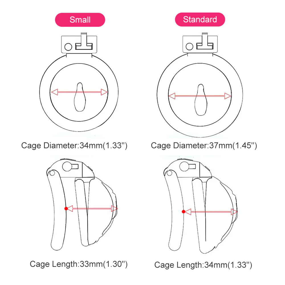Sissy Labia Chastity Cage - Image 6