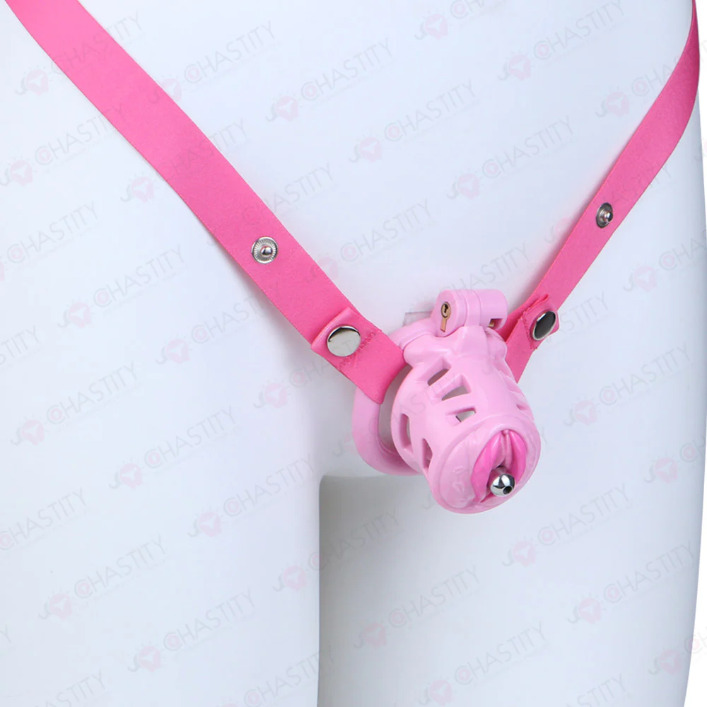 Sissy Manhood Caught In Chastity (Vulva Shape) - Image 11