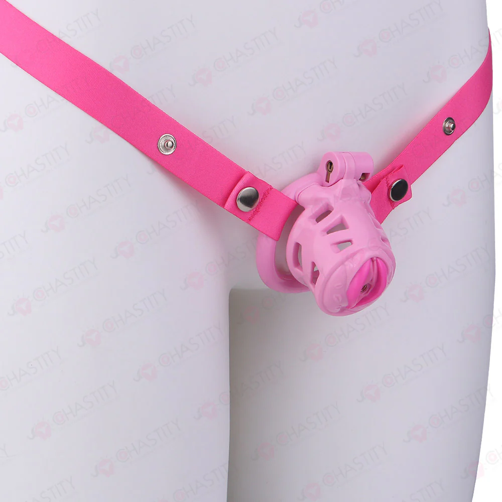 Sissy Manhood Caught In Chastity (Vulva Shape) - Image 13