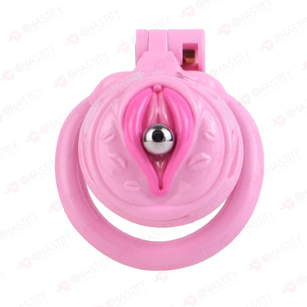 Sissy Manhood Caught In Chastity (Vulva Shape) - Image 6