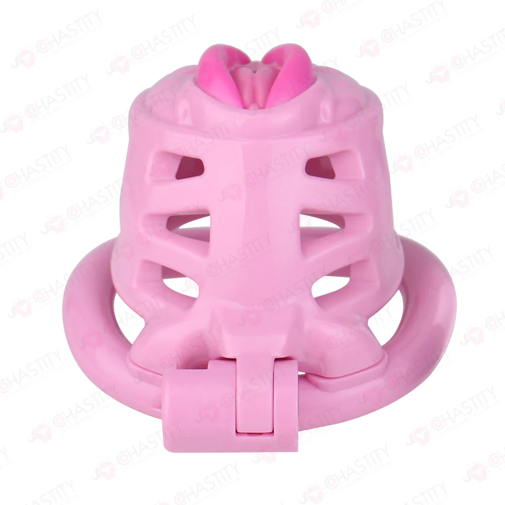 Sissy Manhood Caught In Chastity (Vulva Shape) - Image 9