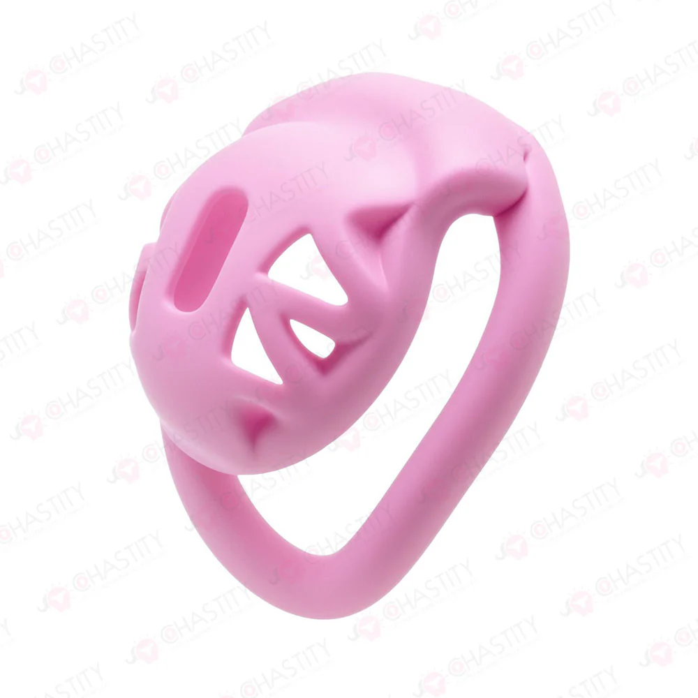 Sissy Pink Concealable Public Chastity Cage - Image 10
