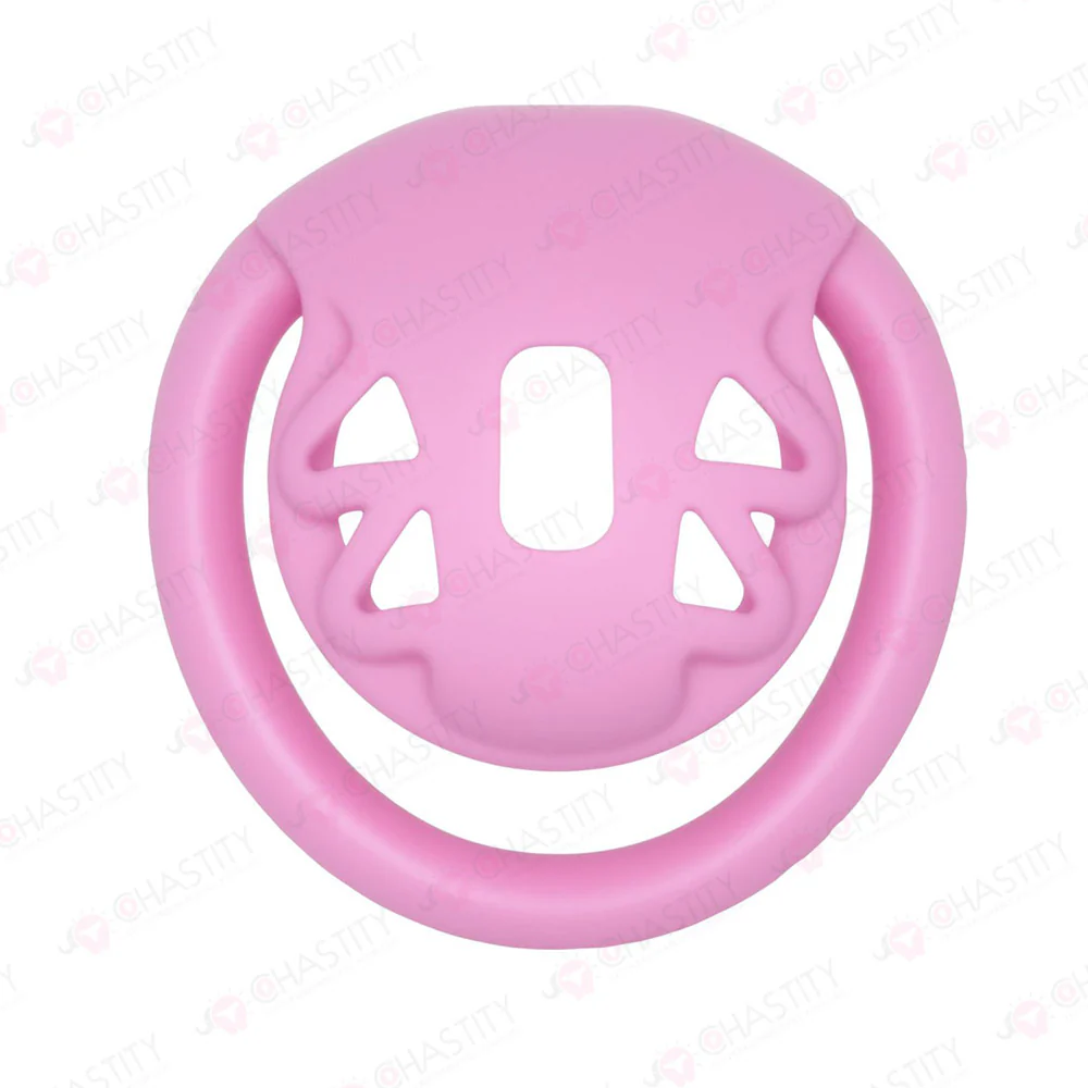 Sissy Pink Concealable Public Chastity Cage - Image 11