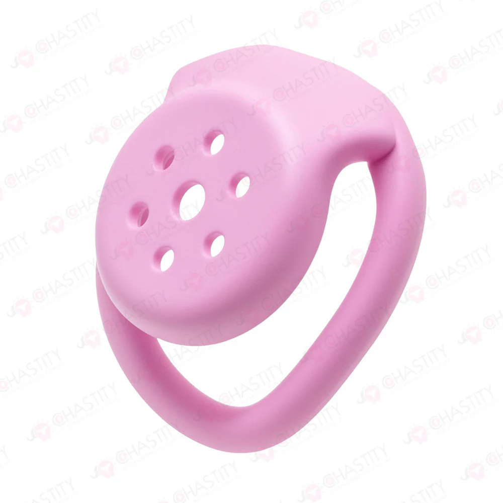 Sissy Pink Concealable Public Chastity Cage - Image 13