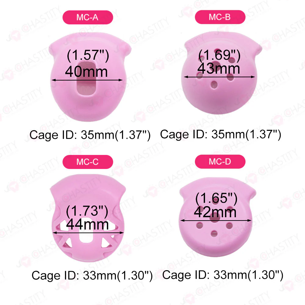 Sissy Pink Concealable Public Chastity Cage - Image 3