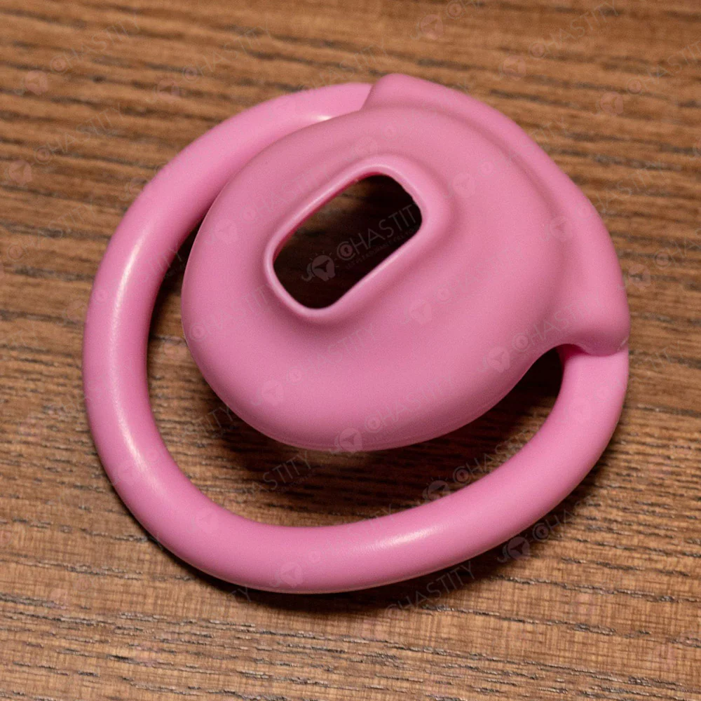Sissy Pink Concealable Public Chastity Cage - Image 6
