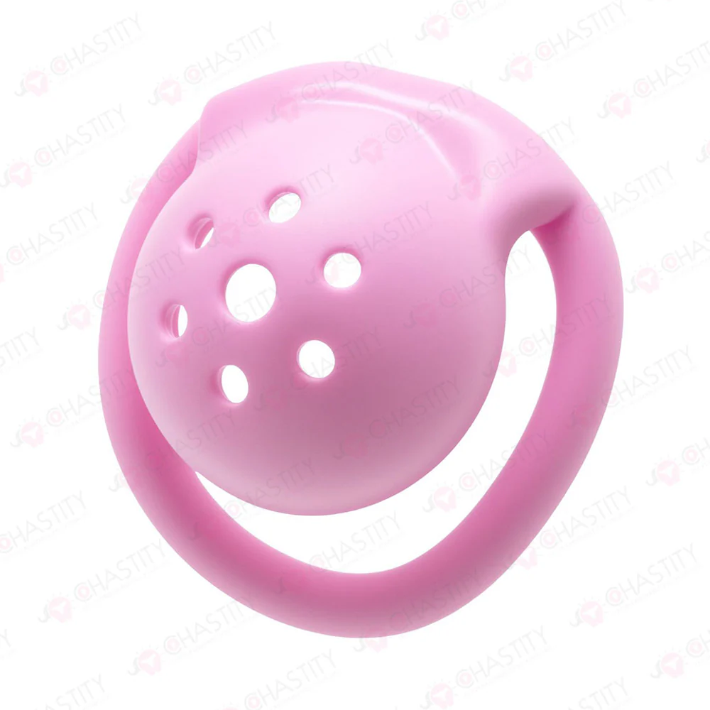 Sissy Pink Concealable Public Chastity Cage - Image 7